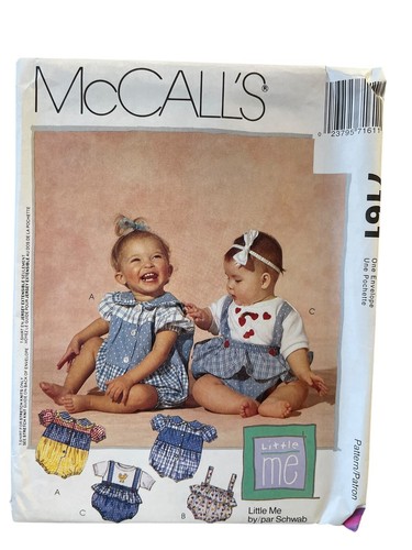 Mccalls sewing pattern 7161 - pattern,