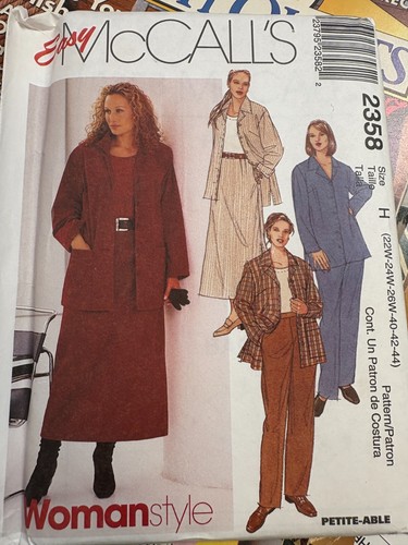 Mccalls 2358 sewing pattern - 2358,