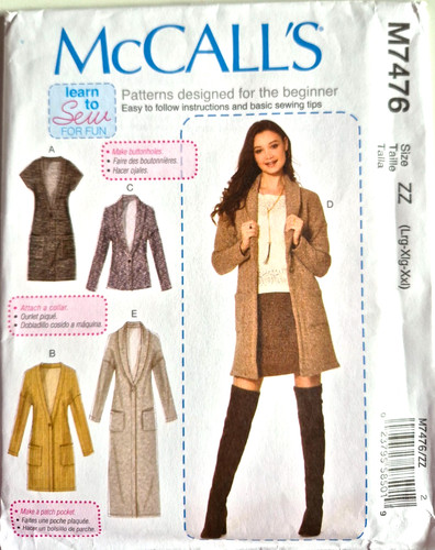Mccalls pattern 7476 - mccalls,