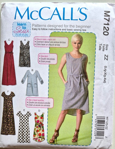 Mccalls pattern 7120 dresses - 7120,